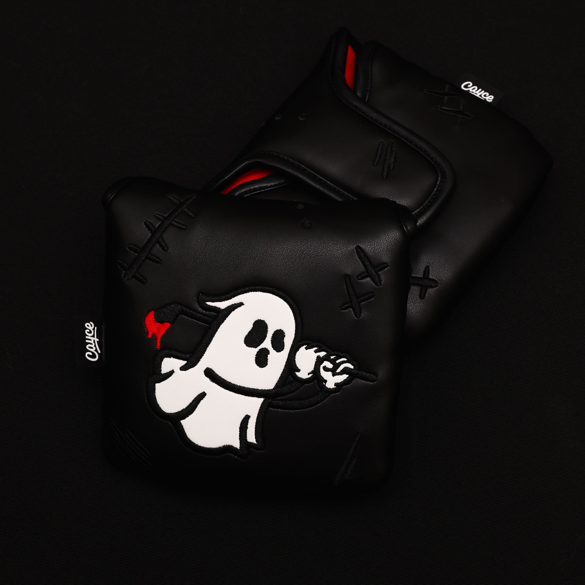 ghost halloween limited edition putter covers from cayce golf 