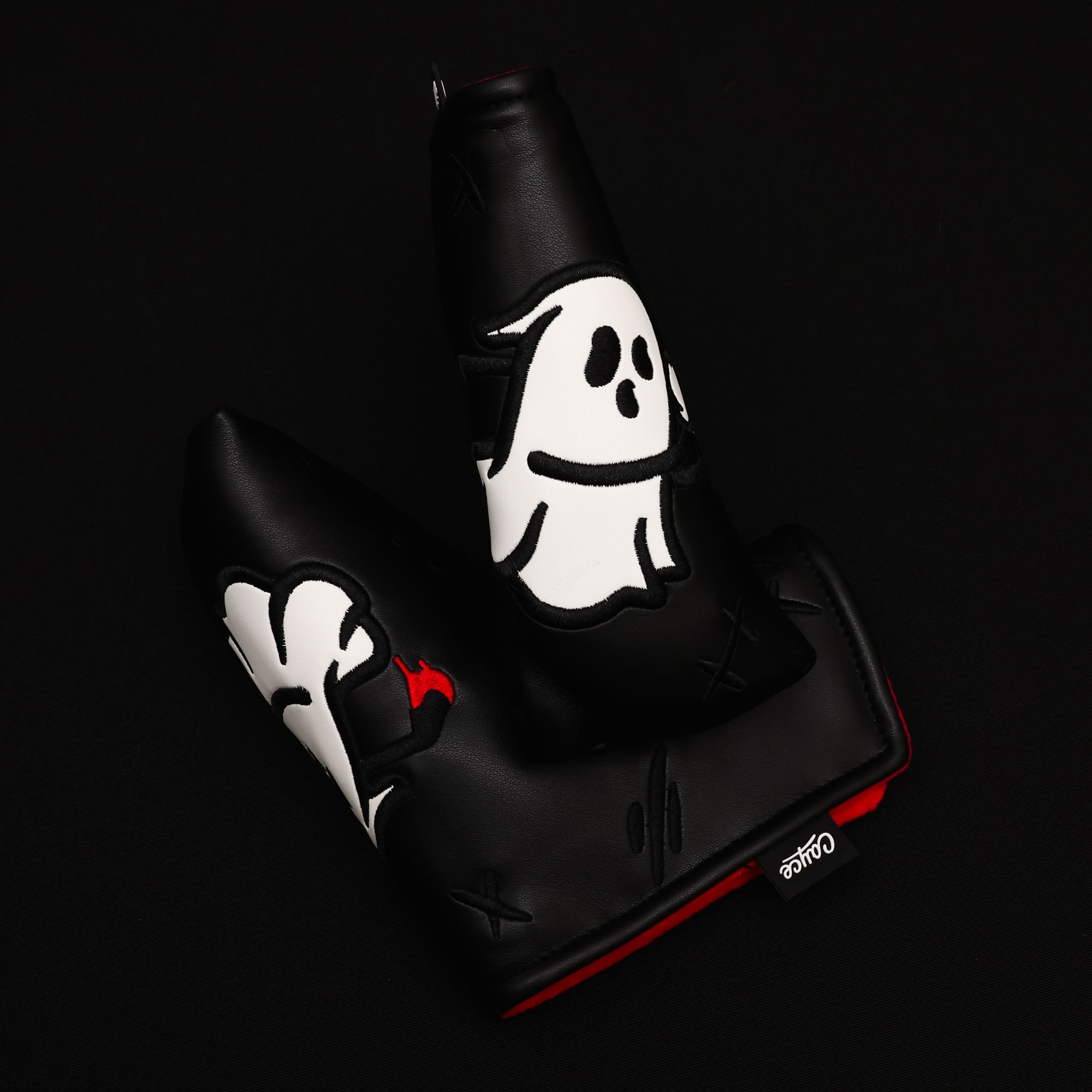 black blade putter cover with ghost icon